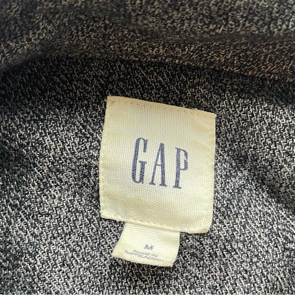 Men’s Medium Gap twill dark grey, long sleeve shirt - Picture 4 of 4